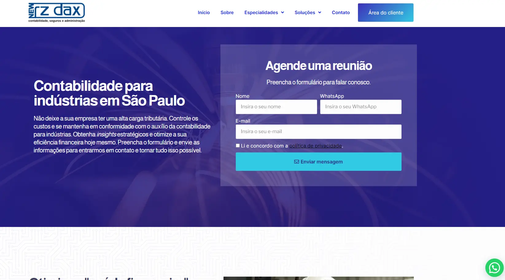 contabilidade para industria - imagem destaque - Escritorio de Contabilidade em São Paulo - New RZ Dax Contabilidade